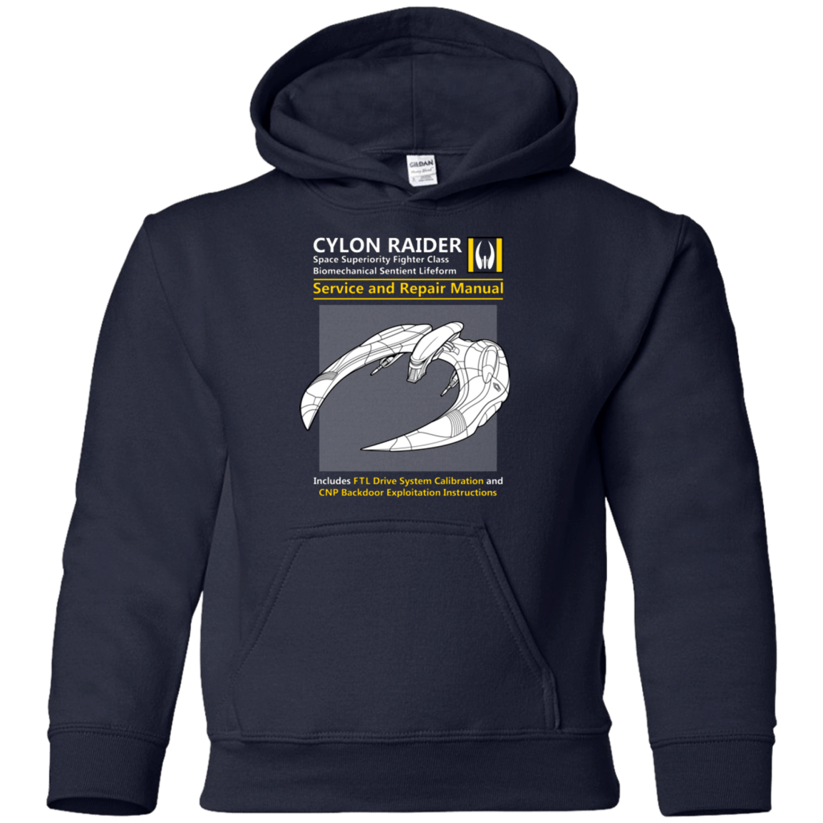 Sweatshirts Navy / YS CYLON RAIDER SERVICE & REPAIR MANUAL Youth Hoodie