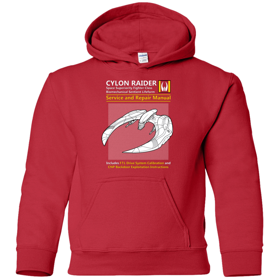 CYLON RAIDER SERVICE & REPAIR MANUAL Youth Hoodie