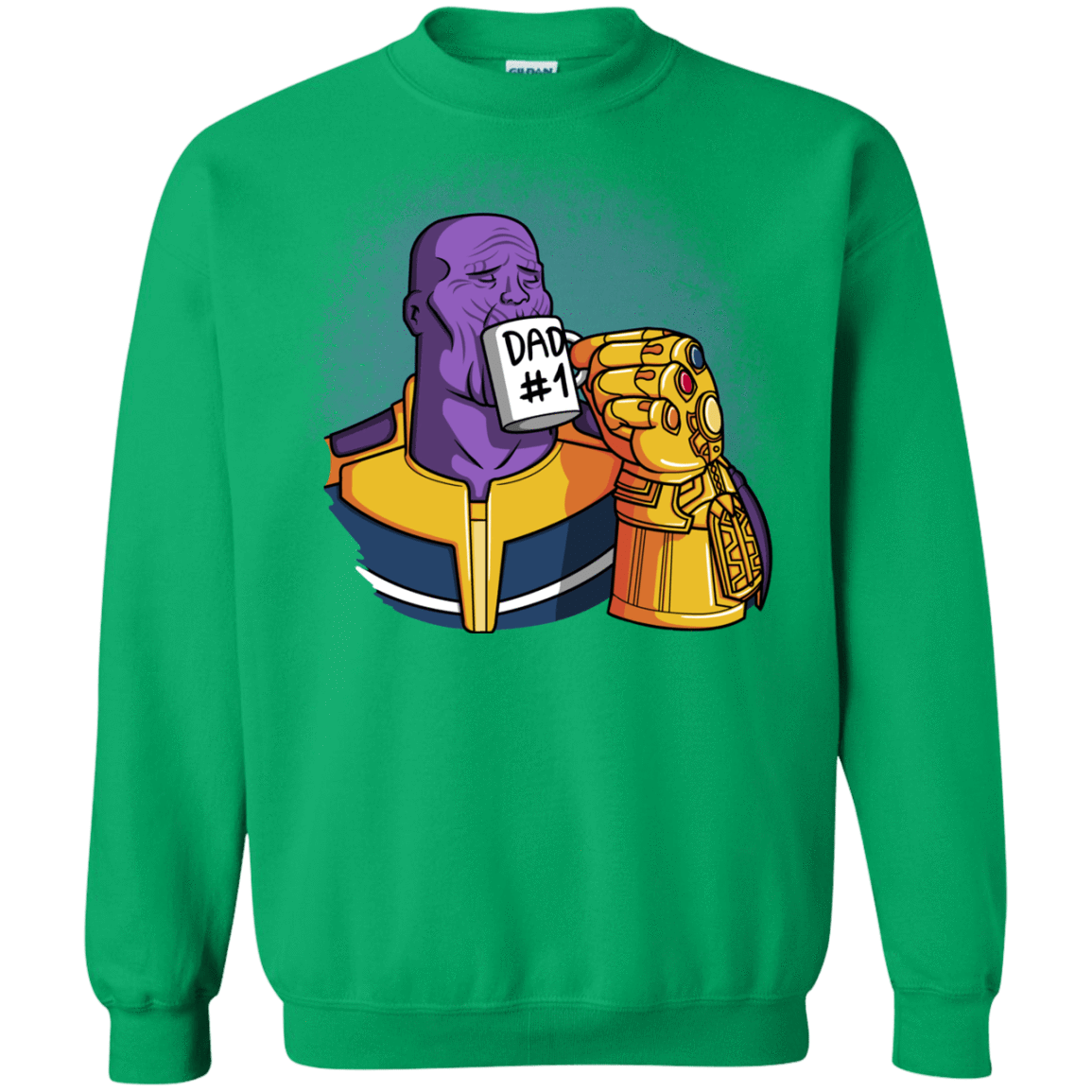 Sweatshirts Irish Green / S Dad 1 Crewneck Sweatshirt