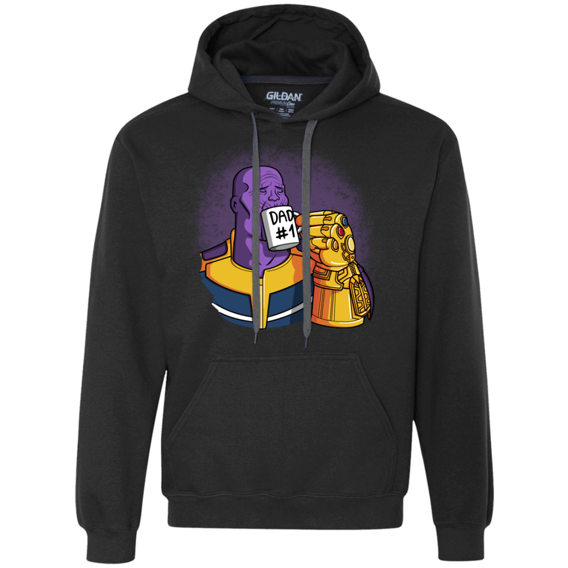 Sweatshirts Black / S Dad 1 Premium Fleece Hoodie