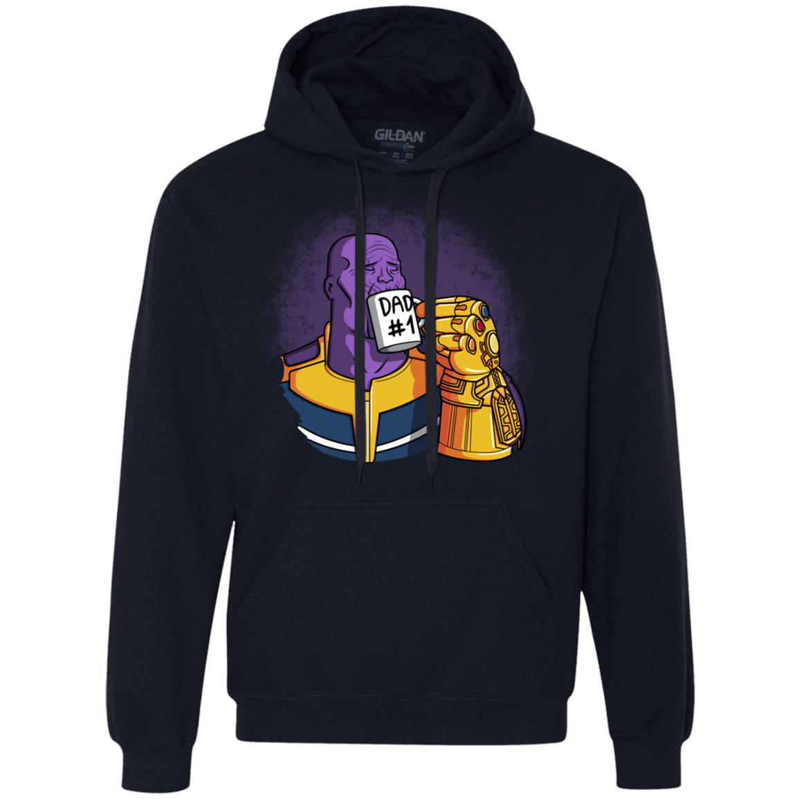 Sweatshirts Navy / S Dad 1 Premium Fleece Hoodie