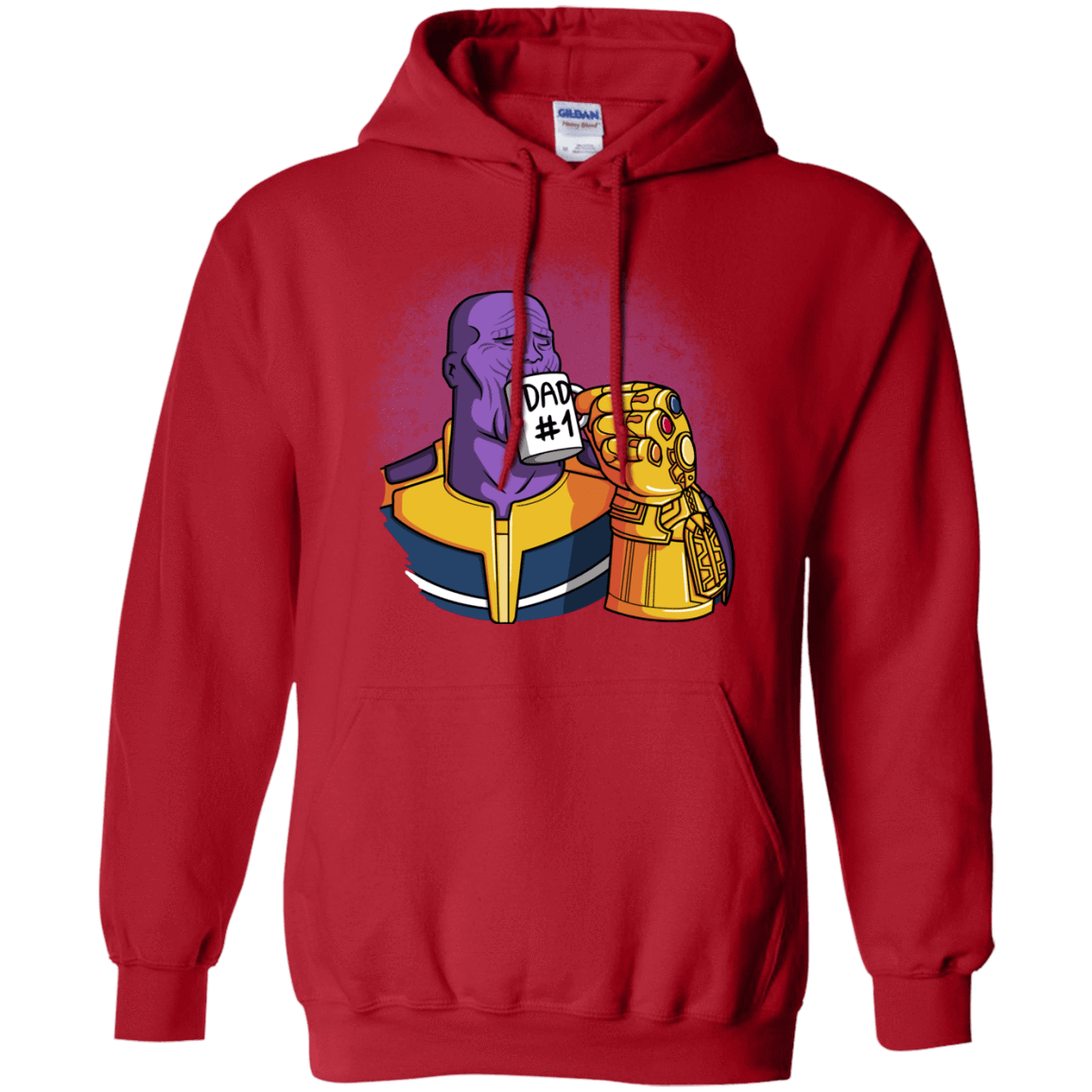 Sweatshirts Red / S Dad 1 Pullover Hoodie