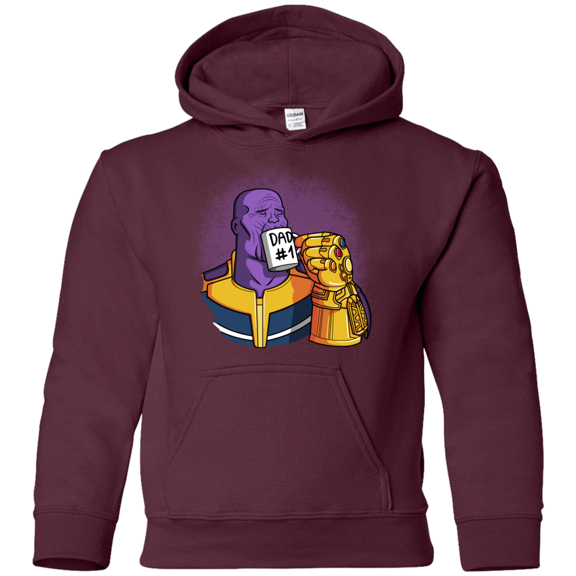 Sweatshirts Maroon / YS Dad 1 Youth Hoodie