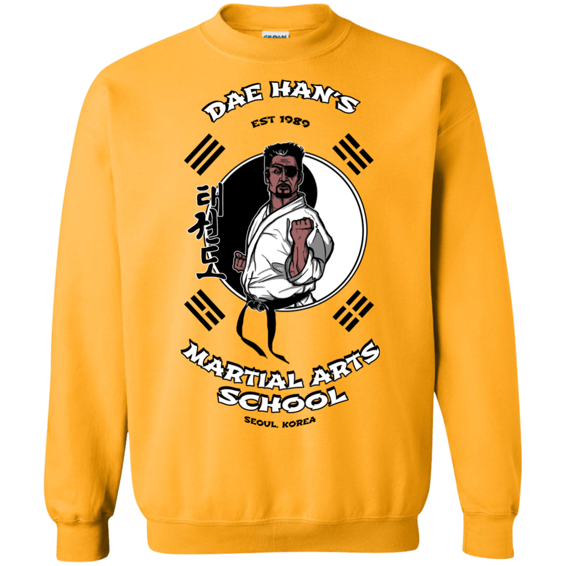 Sweatshirts Gold / S Dae Hans Martial Arts Crewneck Sweatshirt