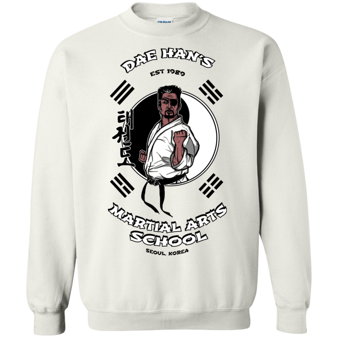 Sweatshirts White / S Dae Hans Martial Arts Crewneck Sweatshirt