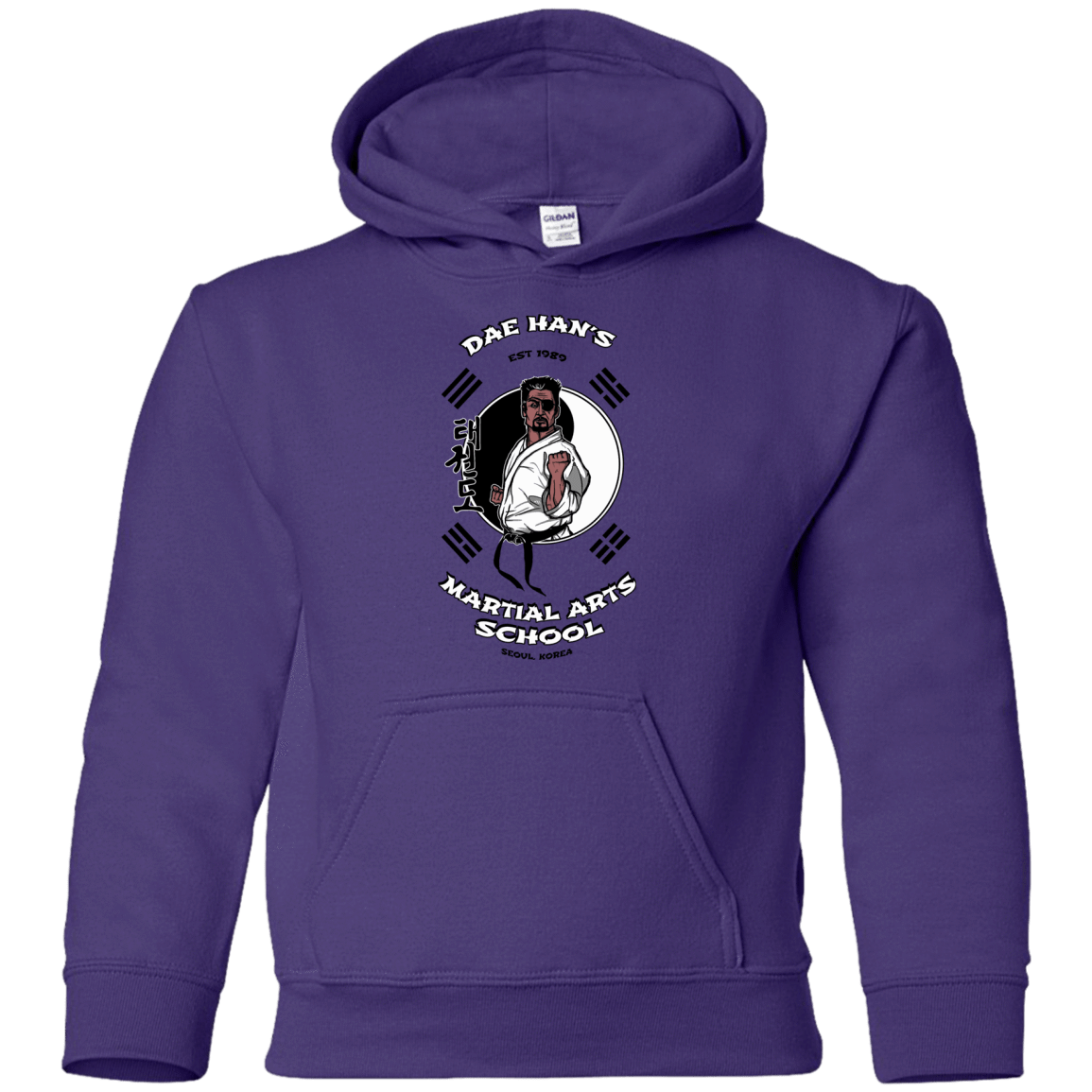 Sweatshirts Purple / YS Dae Hans Martial Arts Youth Hoodie