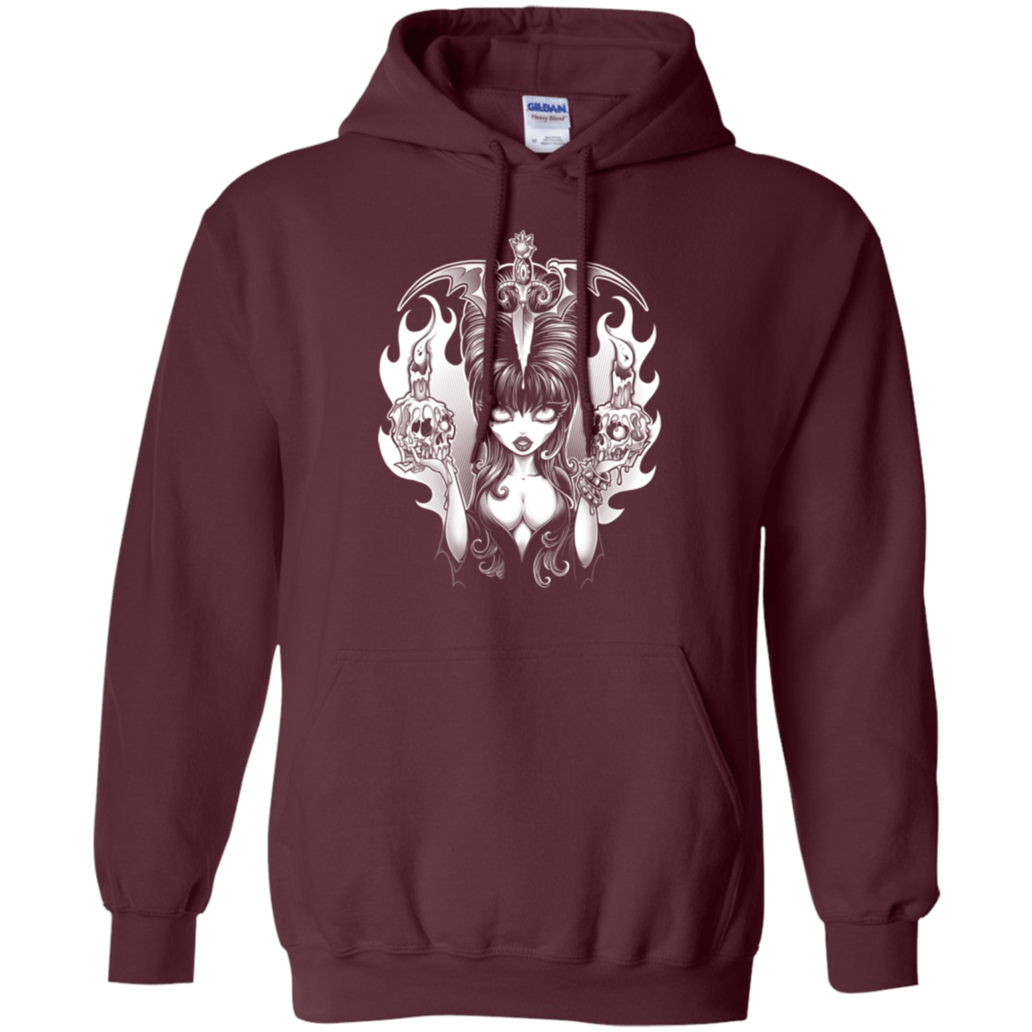 Sweatshirts Maroon / Small Dagger Of Darkness Pullover Hoodie