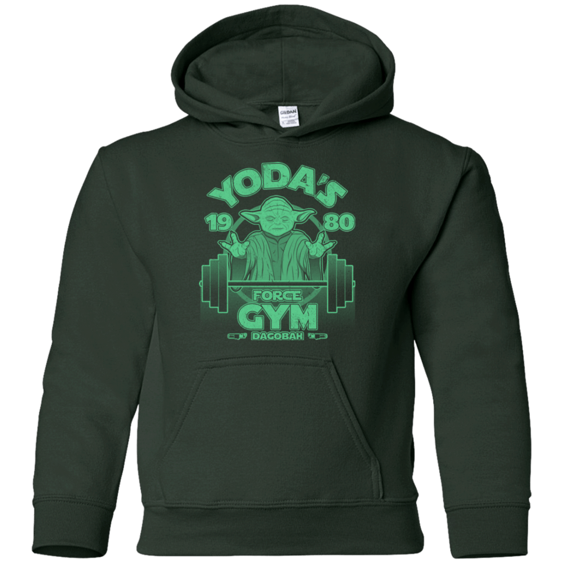 Sweatshirts Forest Green / YS Dagobah Gym Youth Hoodie