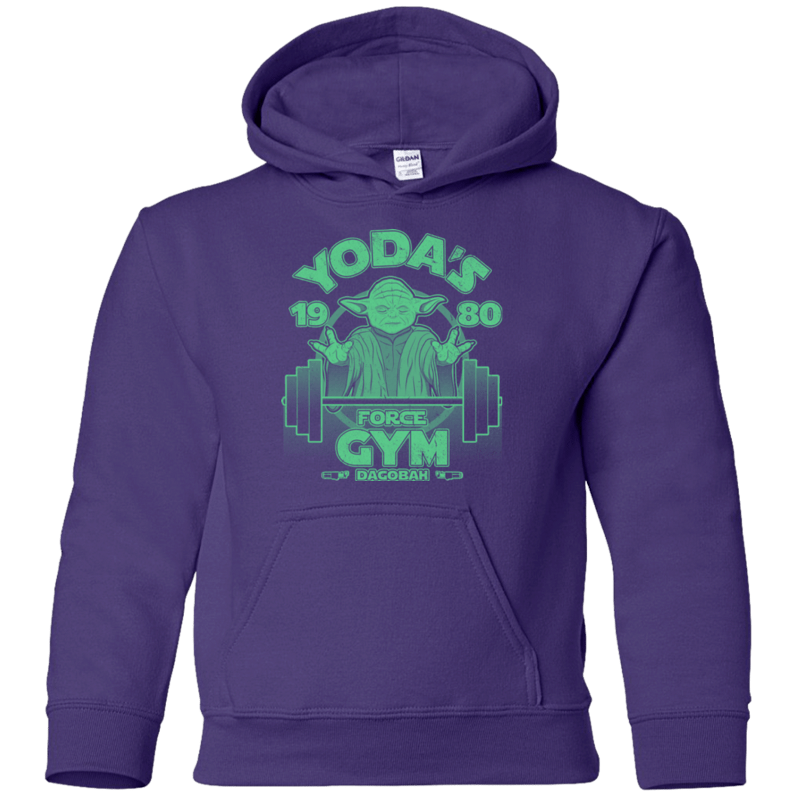 Sweatshirts Purple / YS Dagobah Gym Youth Hoodie