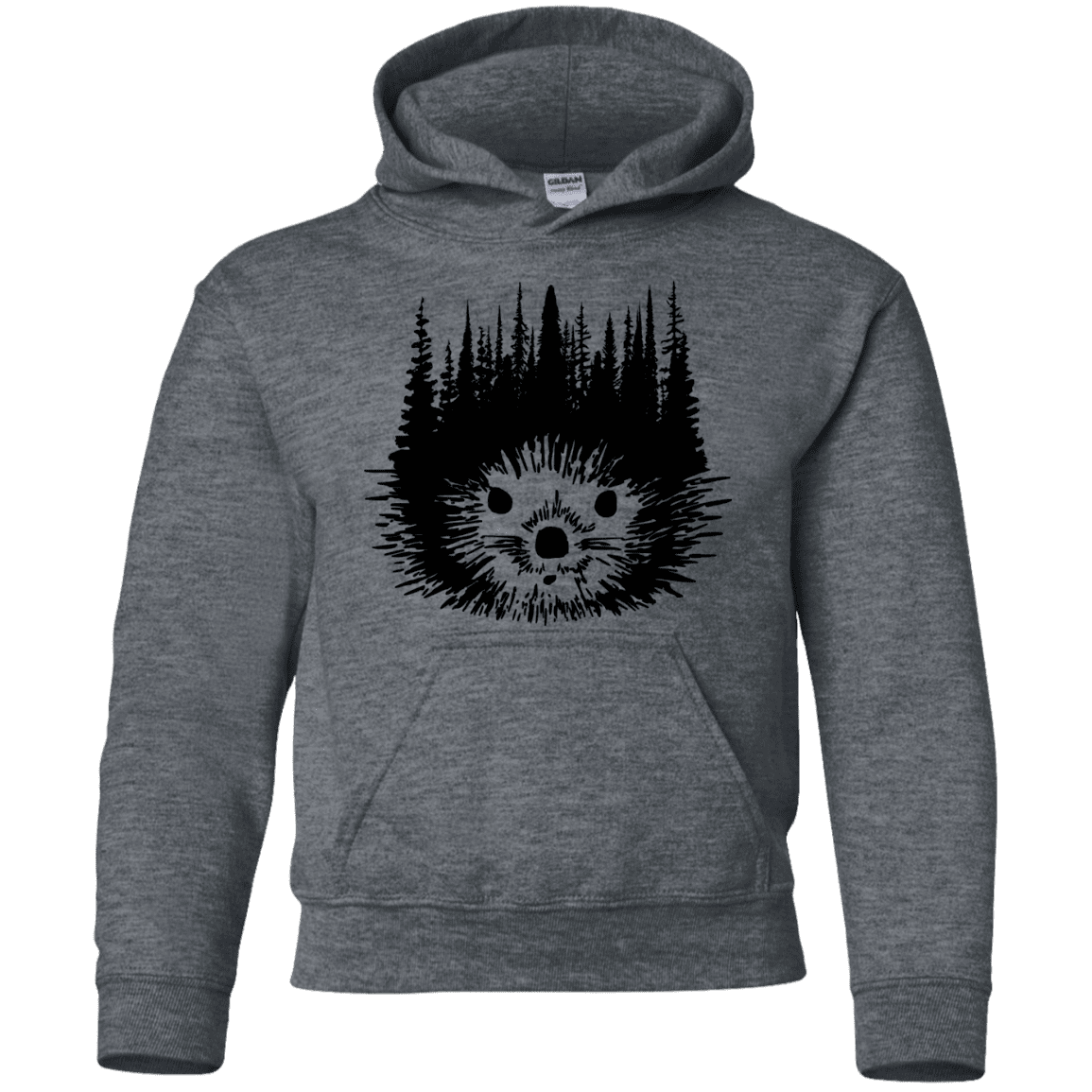 Sweatshirts Dark Heather / YS Dam Beaver Youth Hoodie