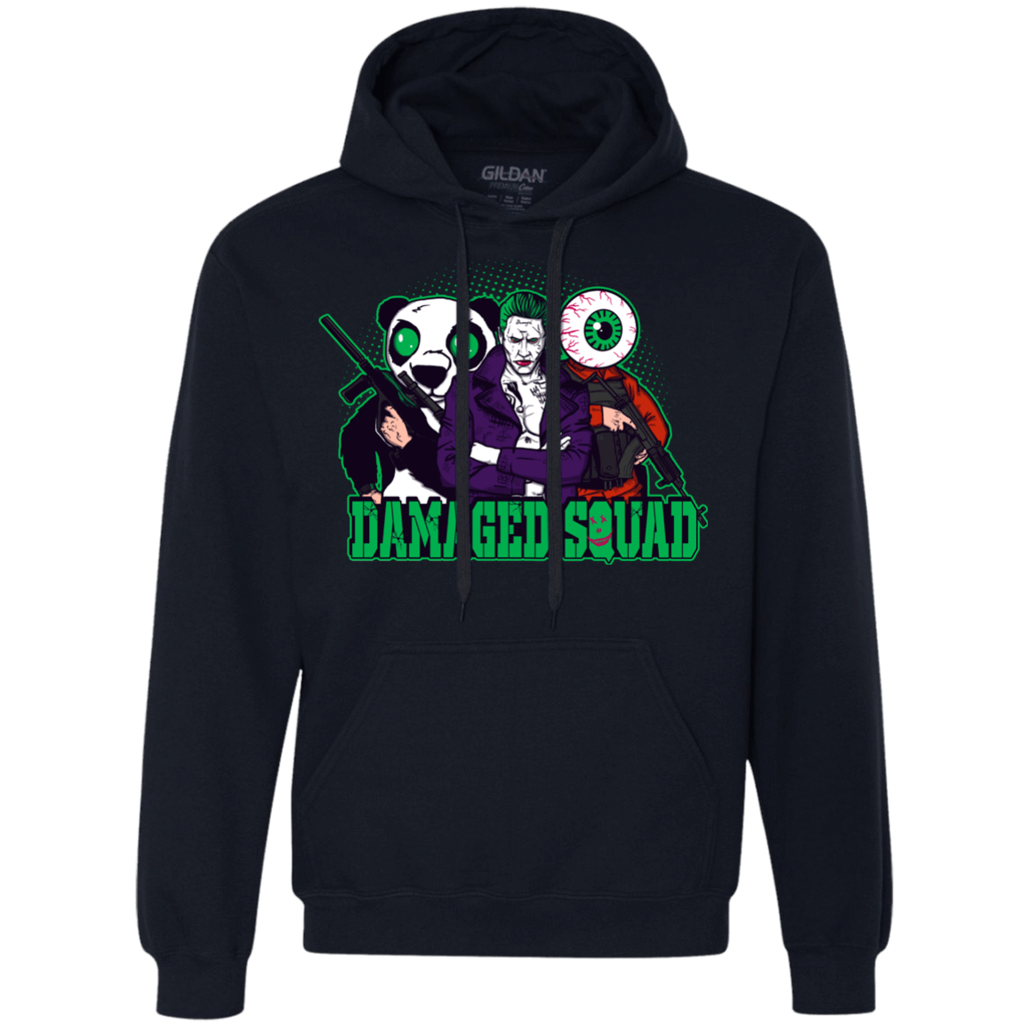 Sweatshirts Navy / Small Damaged Squad Premium Fleece Hoodie