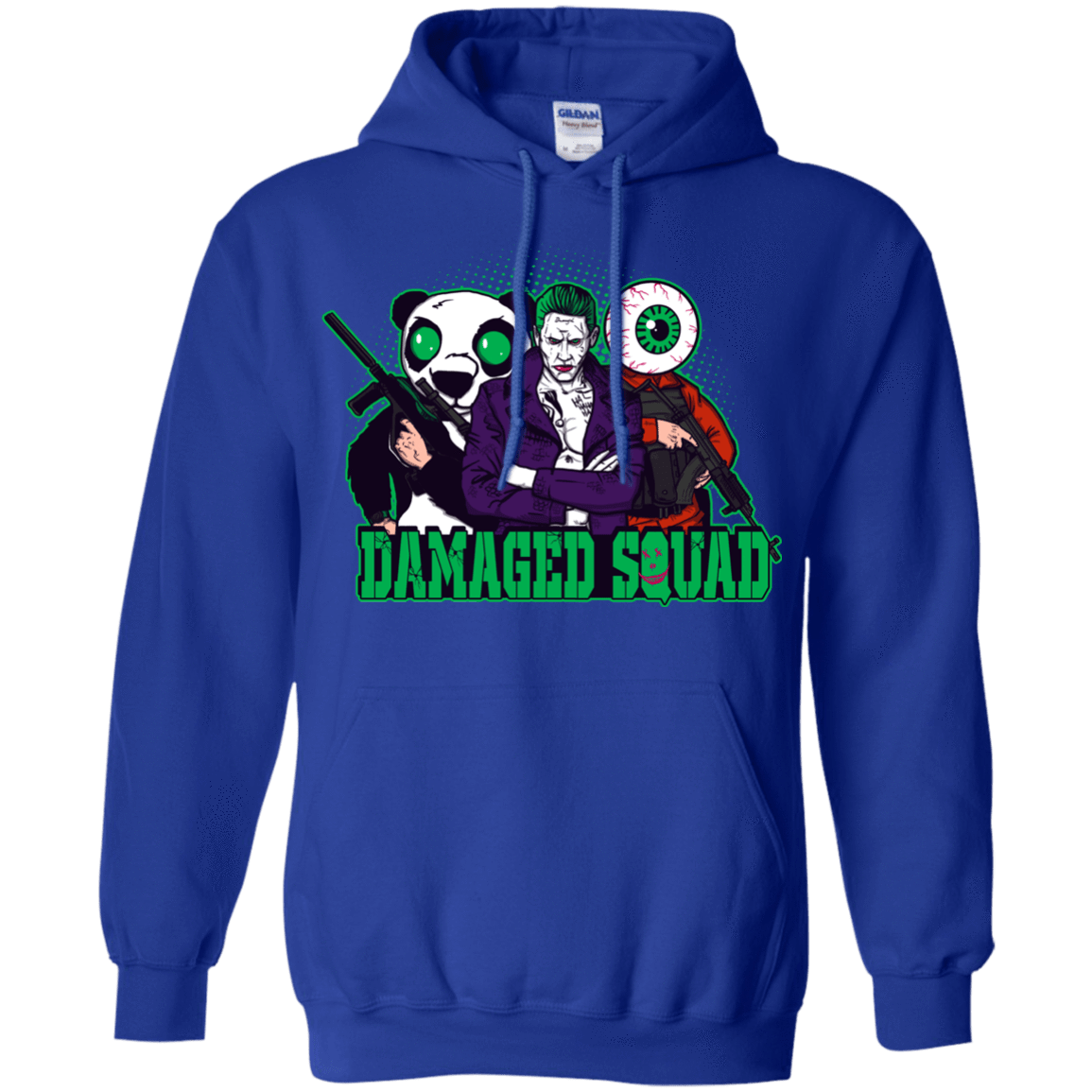 Sweatshirts Royal / Small Damaged Squad Pullover Hoodie