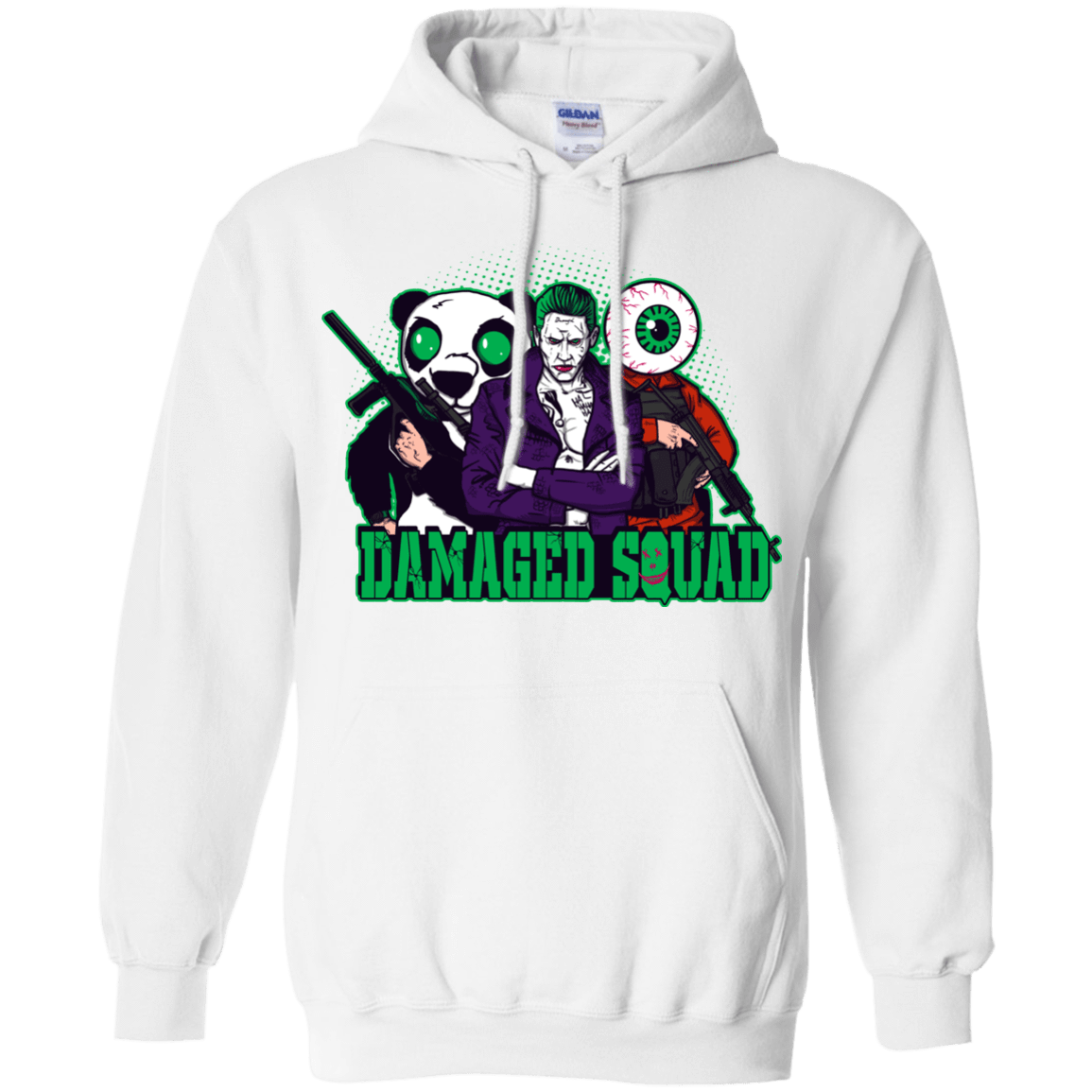 Sweatshirts White / Small Damaged Squad Pullover Hoodie