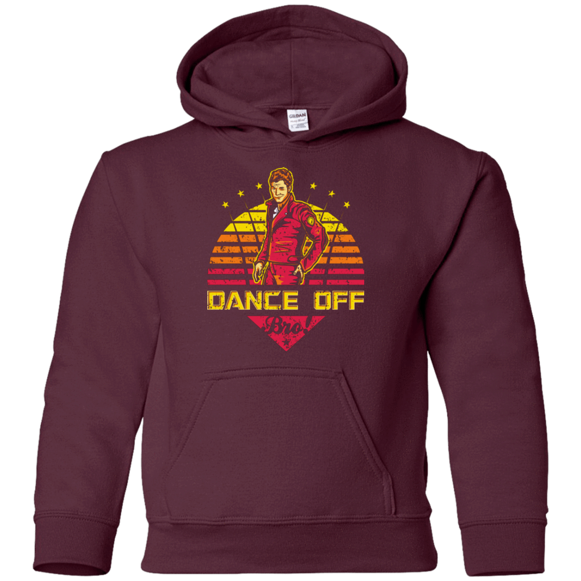 Sweatshirts Maroon / YS Dance Off Bro Youth Hoodie