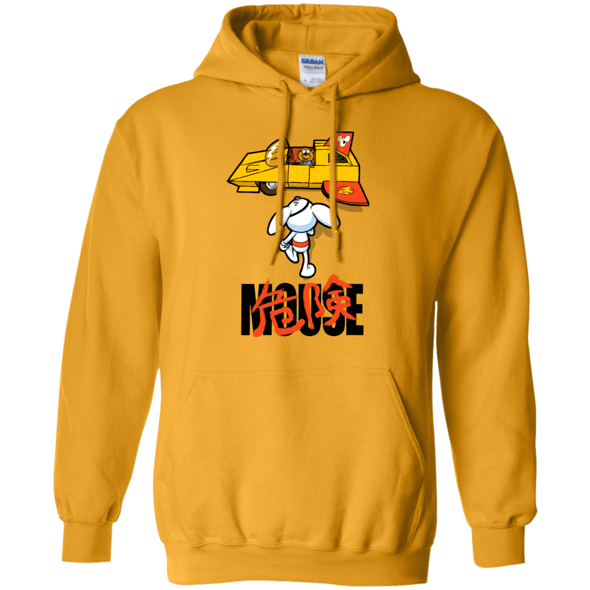 Sweatshirts Gold / Small Danger Akira Mouse Pullover Hoodie