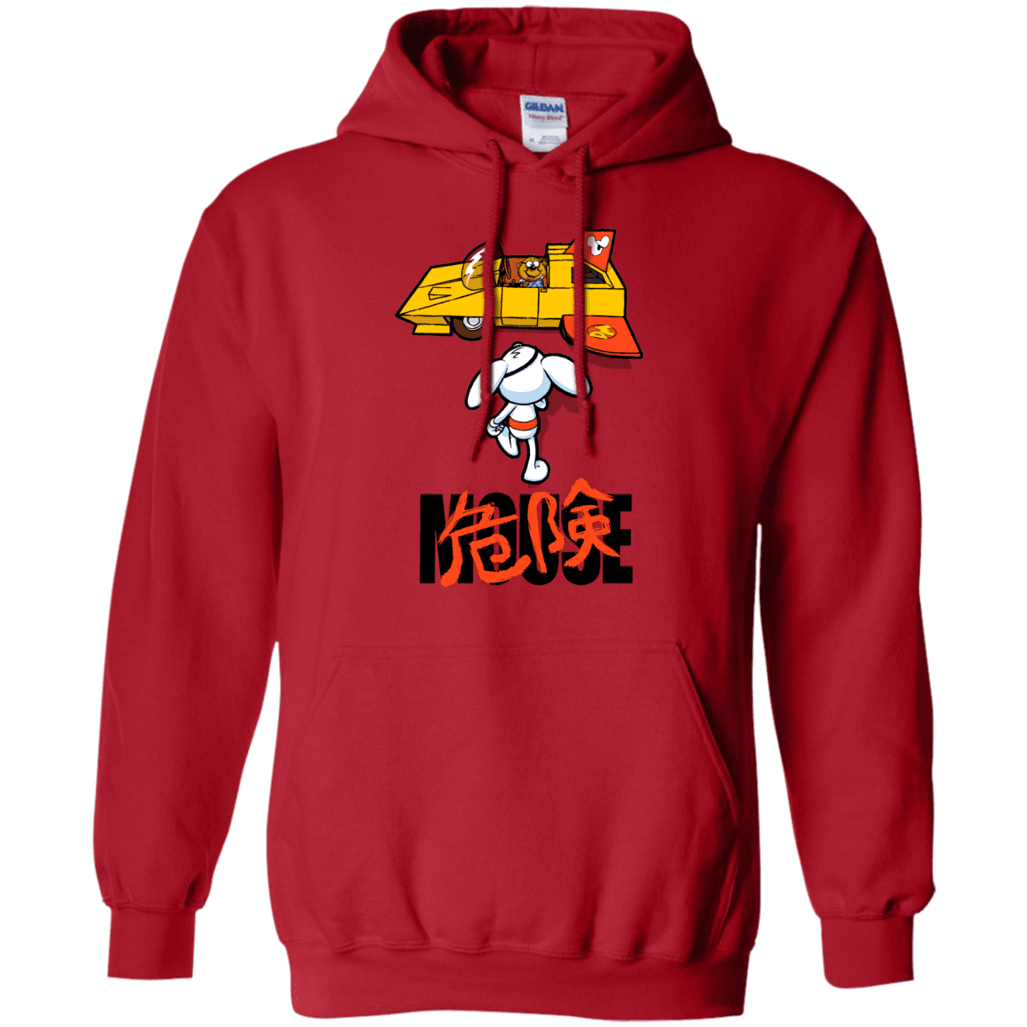 Sweatshirts Red / Small Danger Akira Mouse Pullover Hoodie