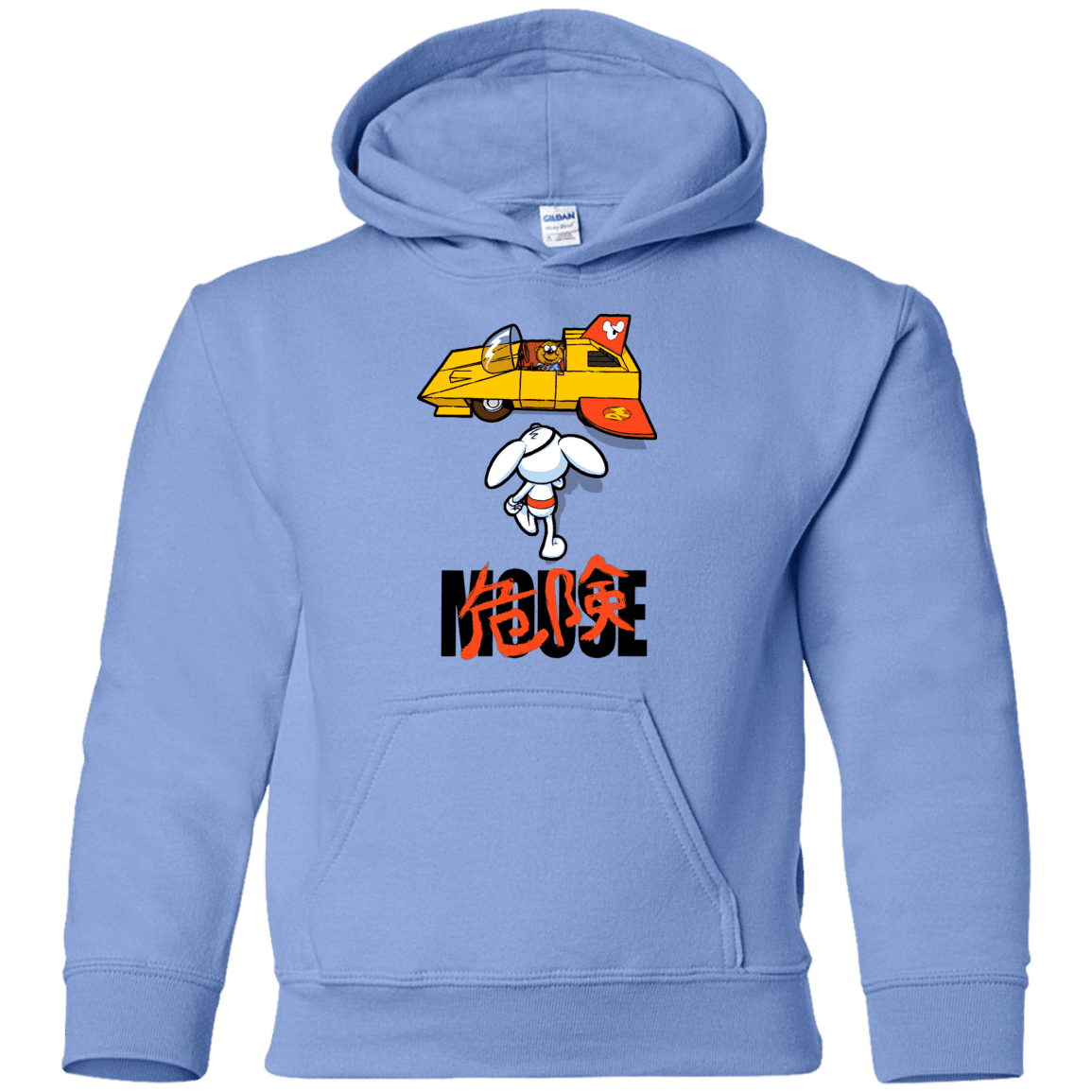 Sweatshirts Carolina Blue / YS Danger Akira Mouse Youth Hoodie