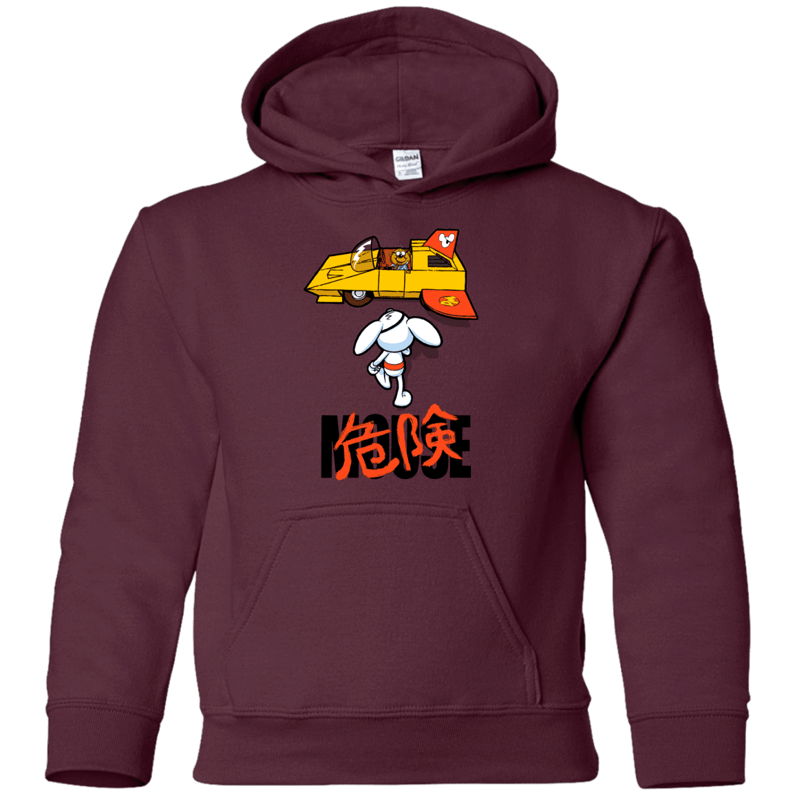 Sweatshirts Maroon / YS Danger Akira Mouse Youth Hoodie