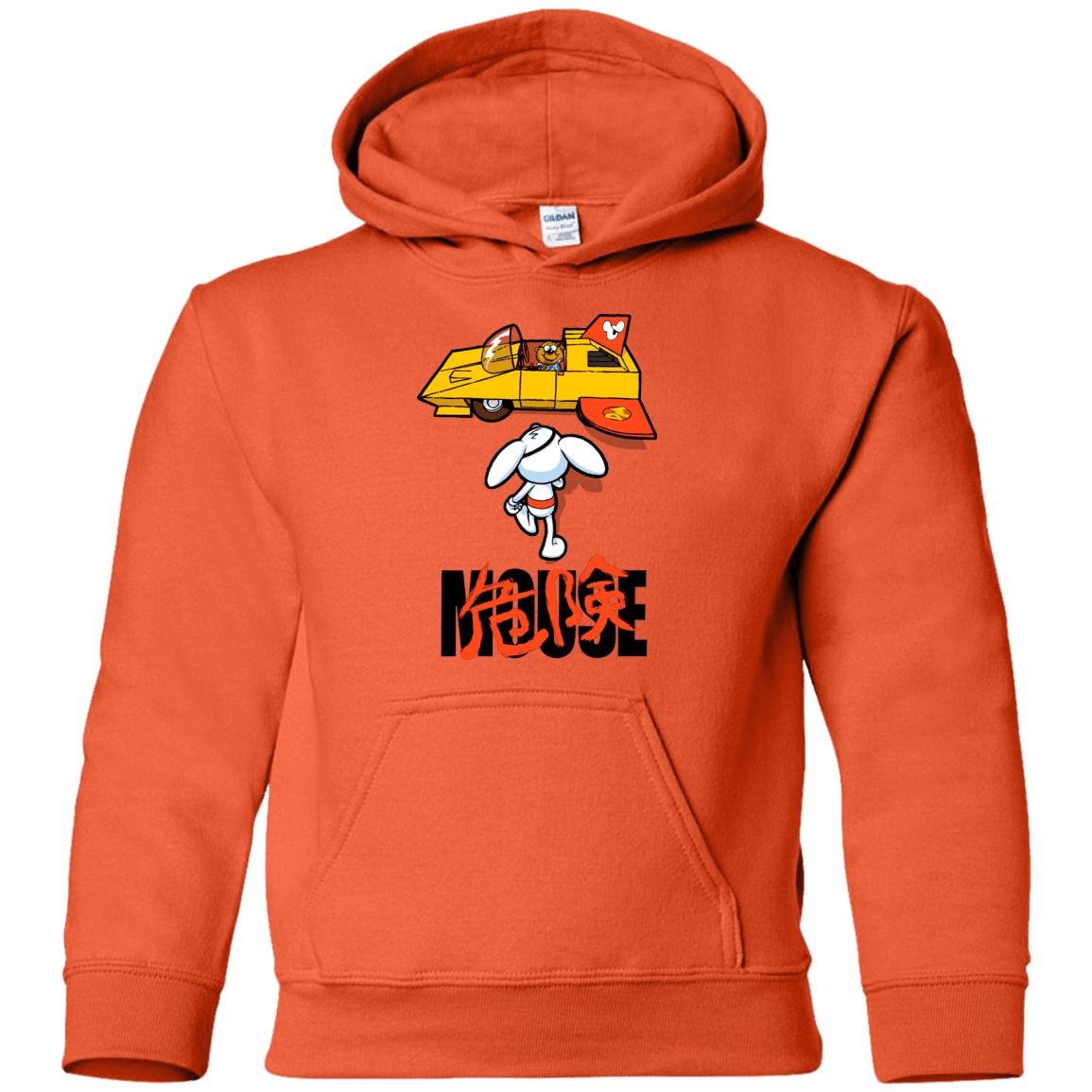 Sweatshirts Orange / YS Danger Akira Mouse Youth Hoodie