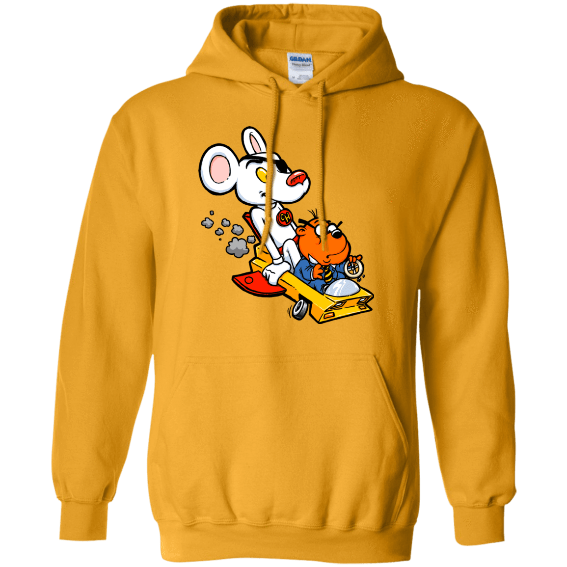Sweatshirts Gold / Small Danger Mouse Pullover Hoodie