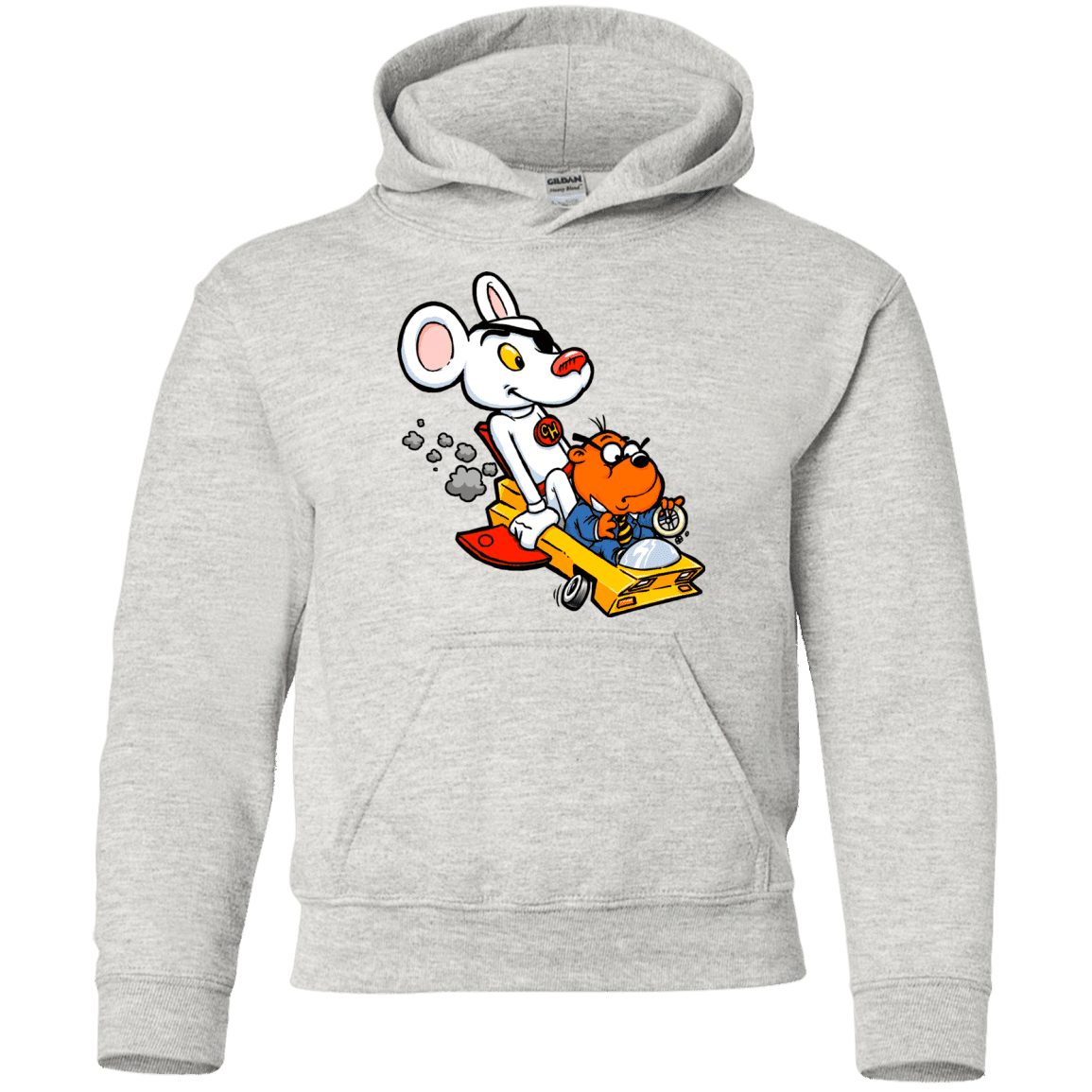 Sweatshirts Ash / YS Danger Mouse Youth Hoodie