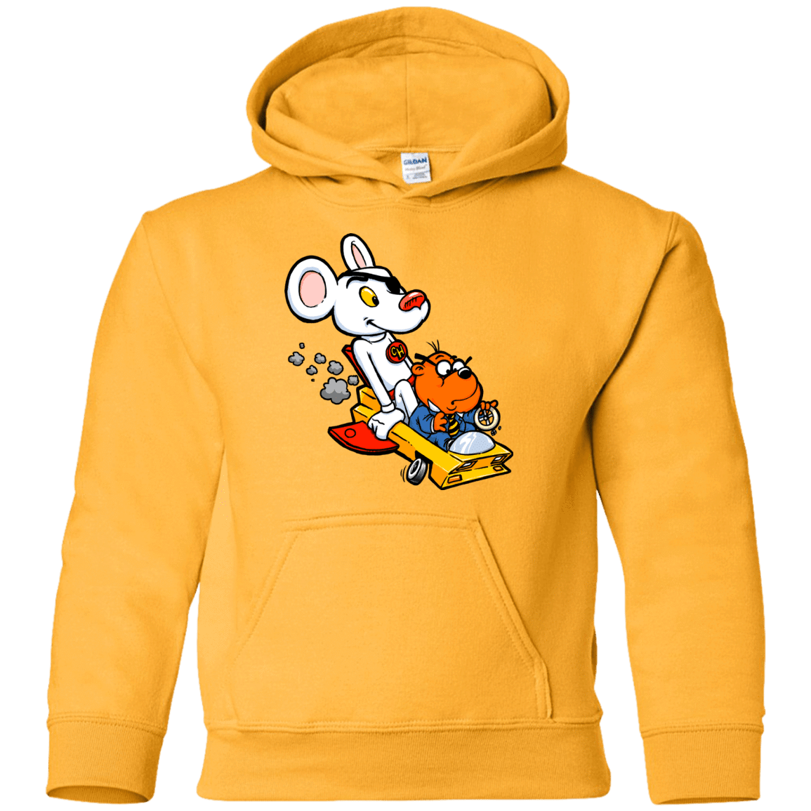 Sweatshirts Gold / YS Danger Mouse Youth Hoodie