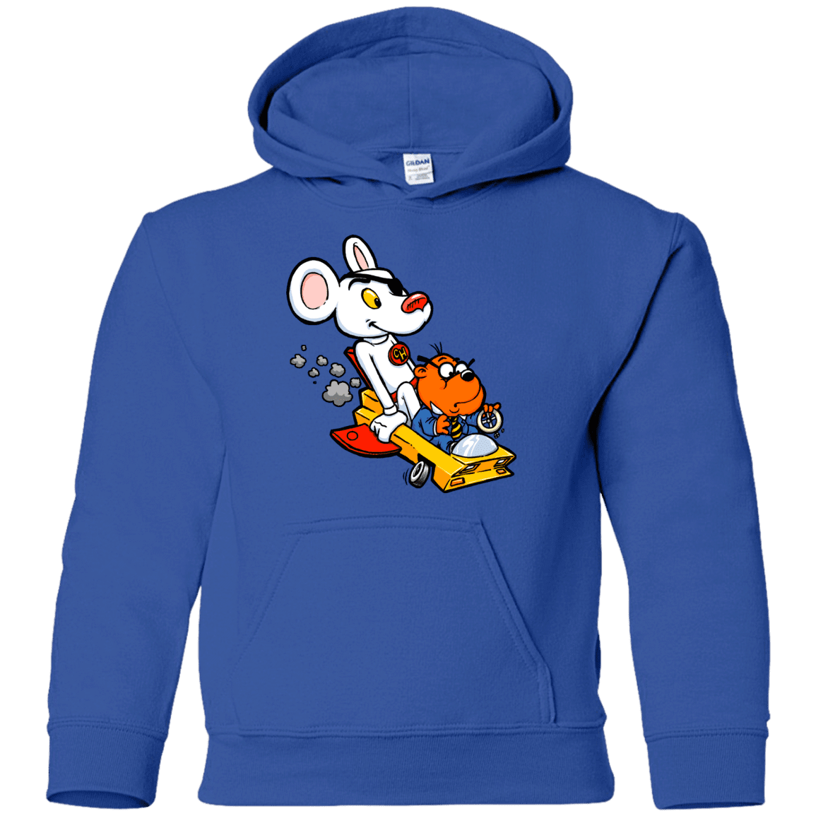 Sweatshirts Royal / YS Danger Mouse Youth Hoodie