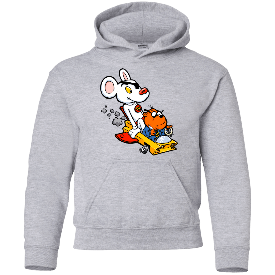 Sweatshirts Sport Grey / YS Danger Mouse Youth Hoodie