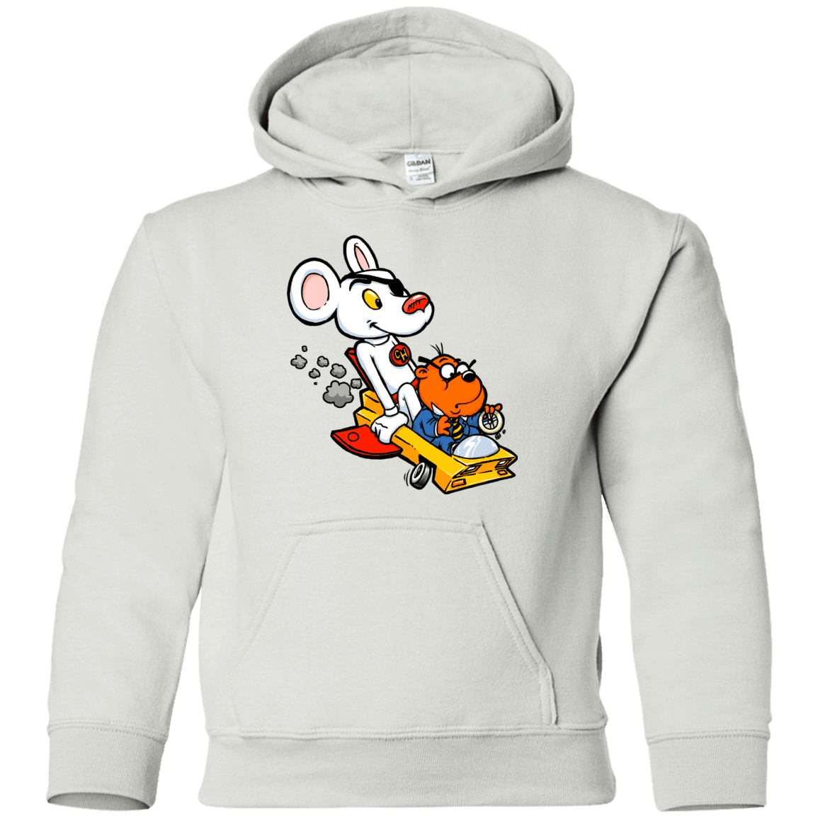 Sweatshirts White / YS Danger Mouse Youth Hoodie