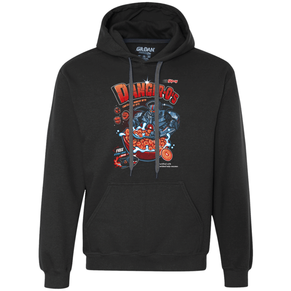 Sweatshirts Black / Small Danger O's Premium Fleece Hoodie