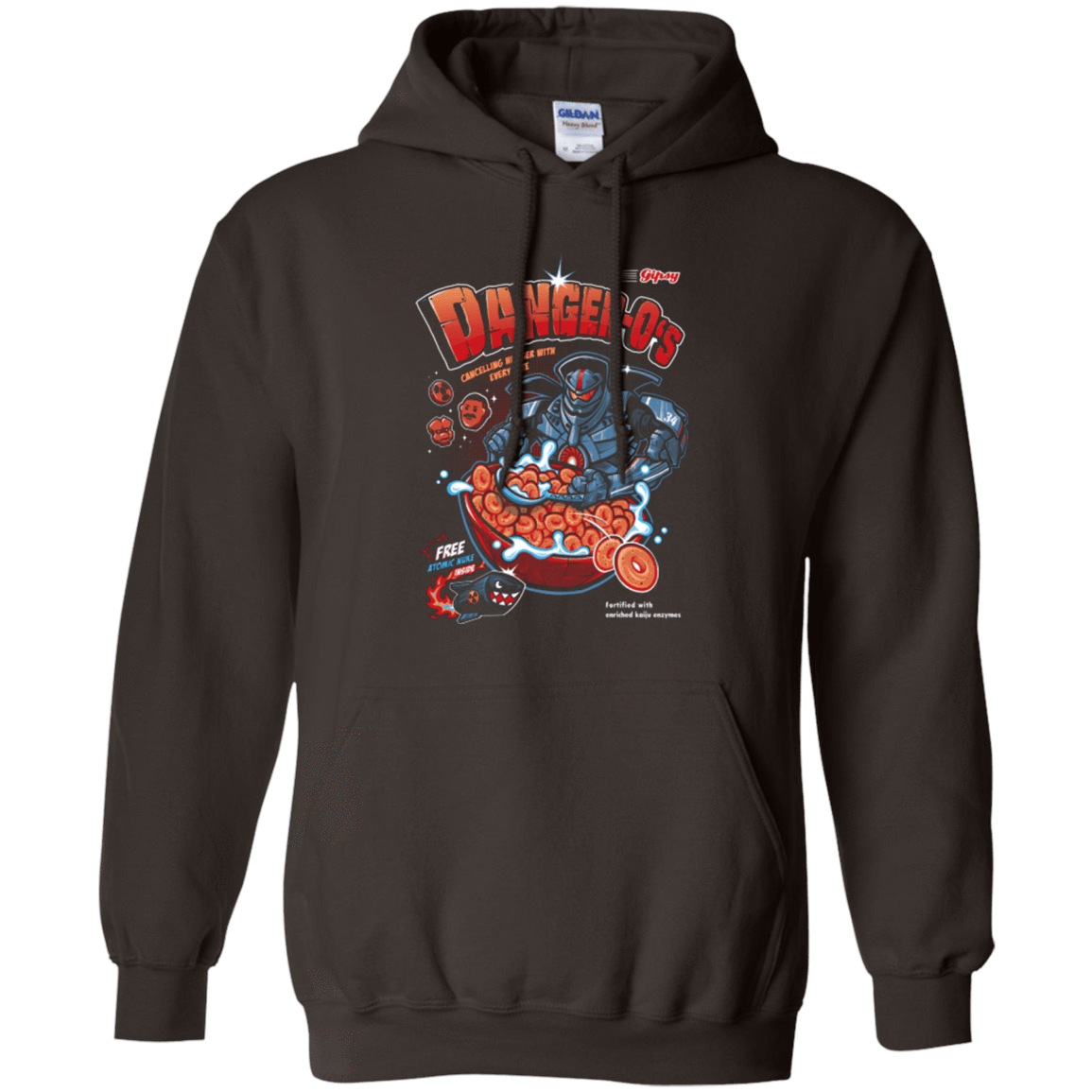 Sweatshirts Dark Chocolate / Small Danger O's Pullover Hoodie