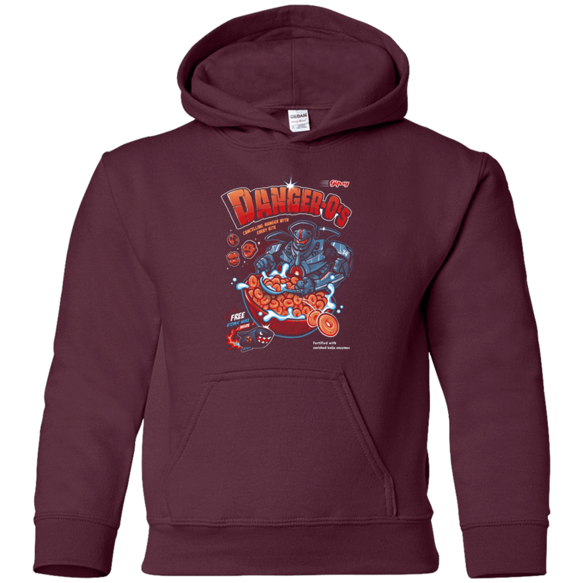 Sweatshirts Maroon / YS Danger O's Youth Hoodie