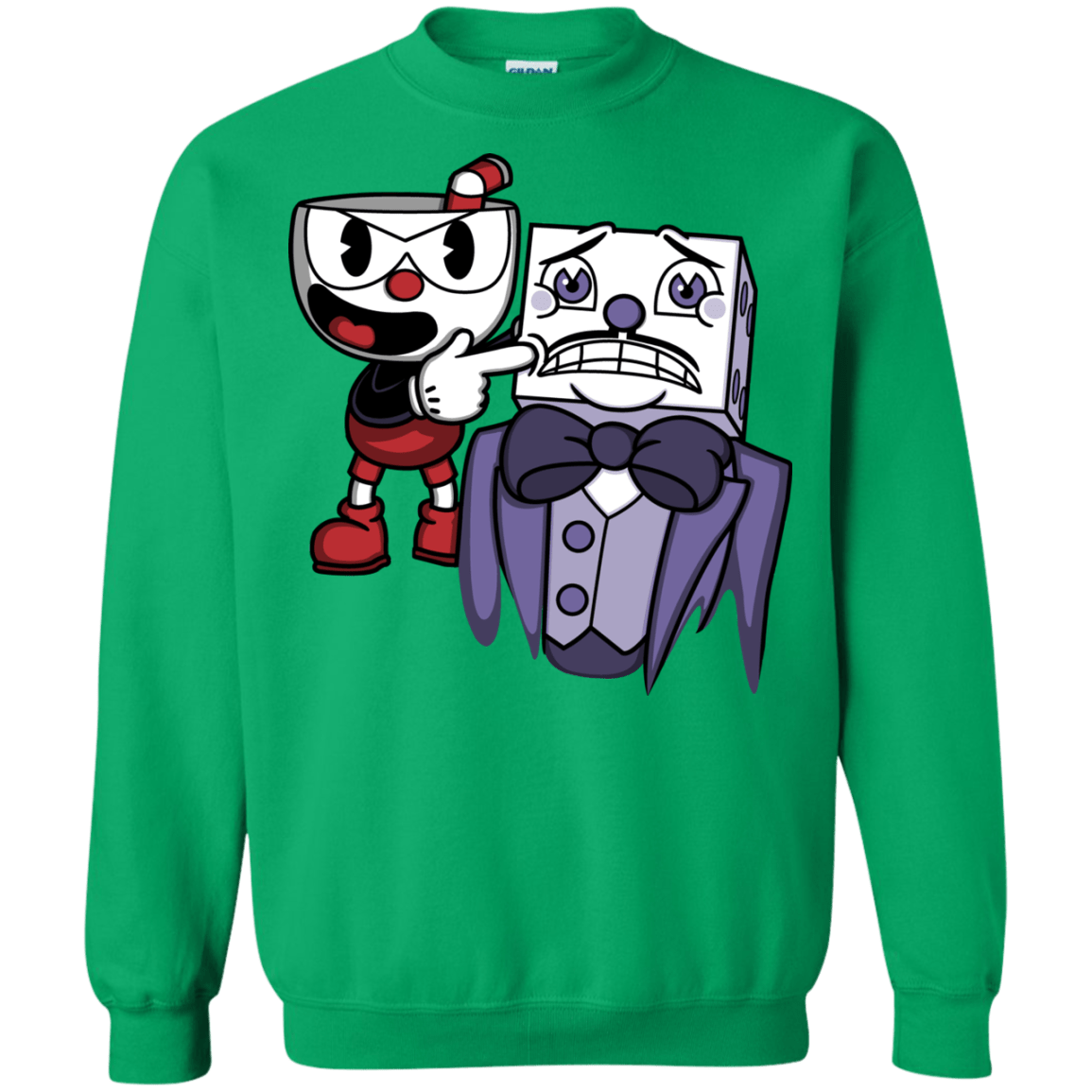 Sweatshirts Irish Green / S Dangerous Finger Crewneck Sweatshirt