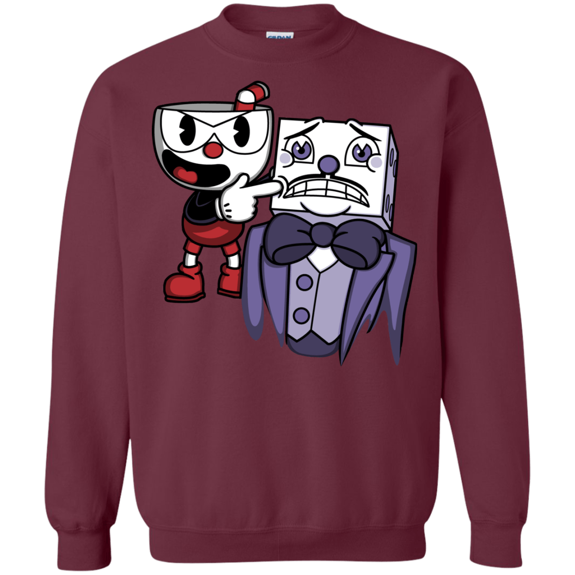 Sweatshirts Maroon / S Dangerous Finger Crewneck Sweatshirt
