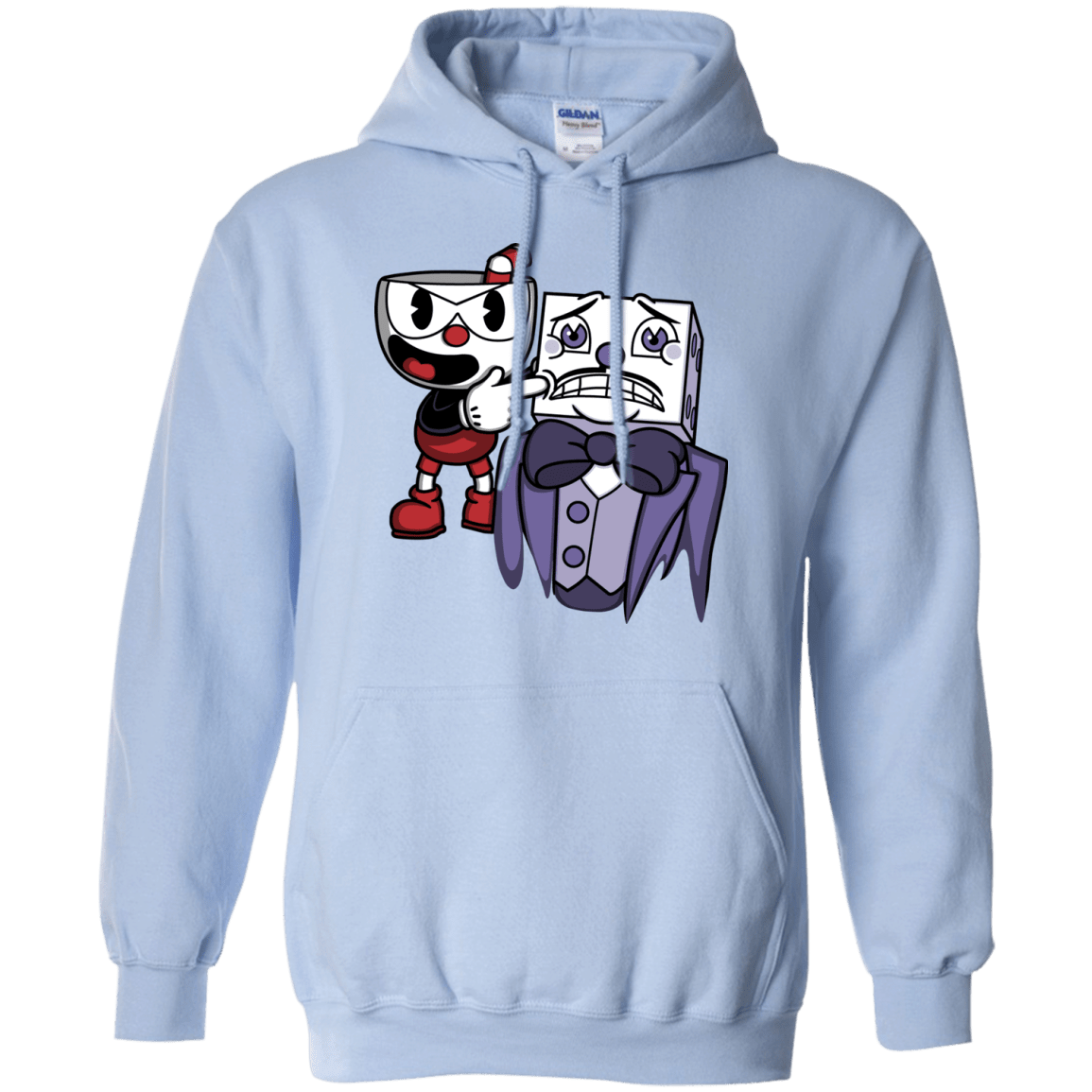 Sweatshirts Light Blue / S Dangerous Finger Pullover Hoodie