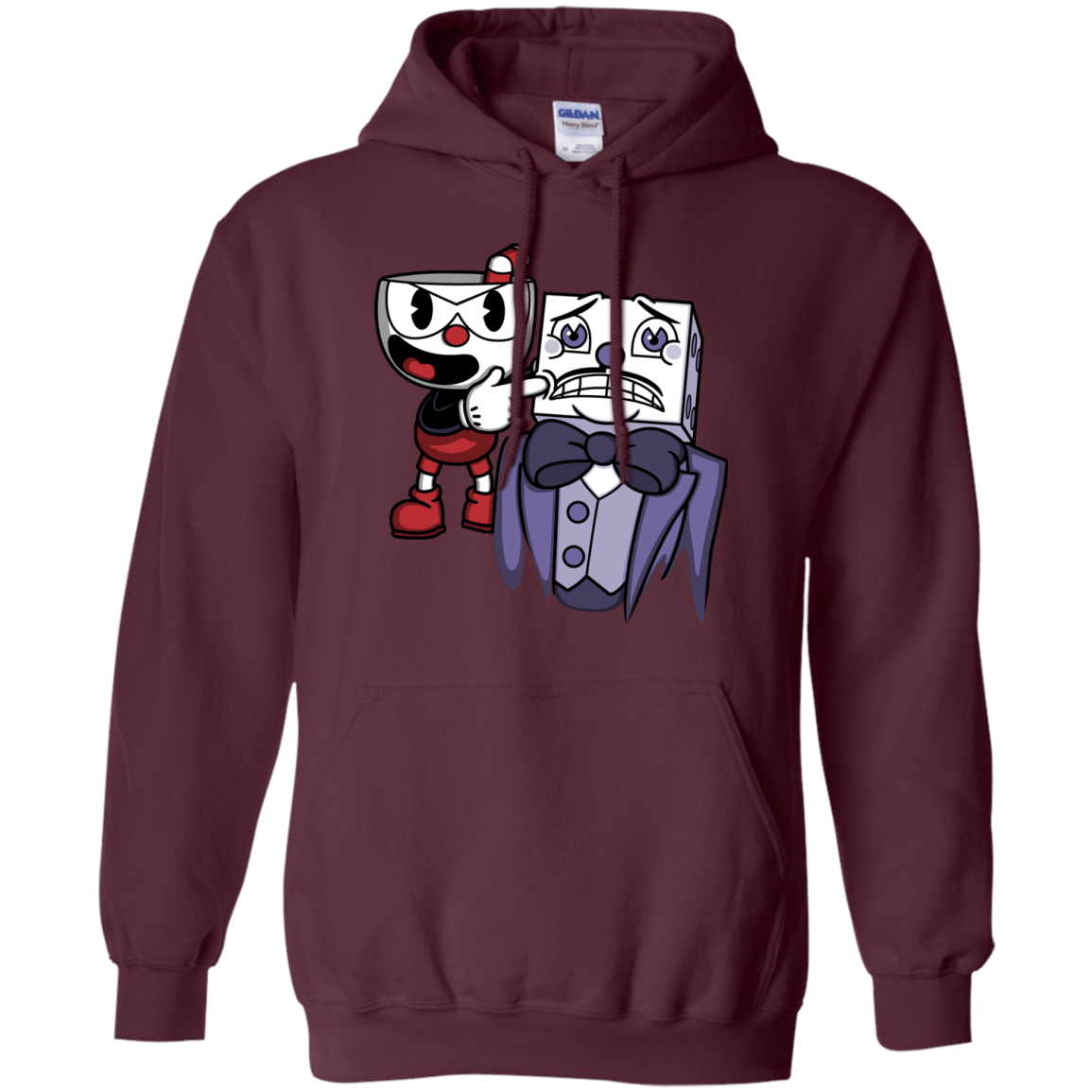 Sweatshirts Maroon / S Dangerous Finger Pullover Hoodie