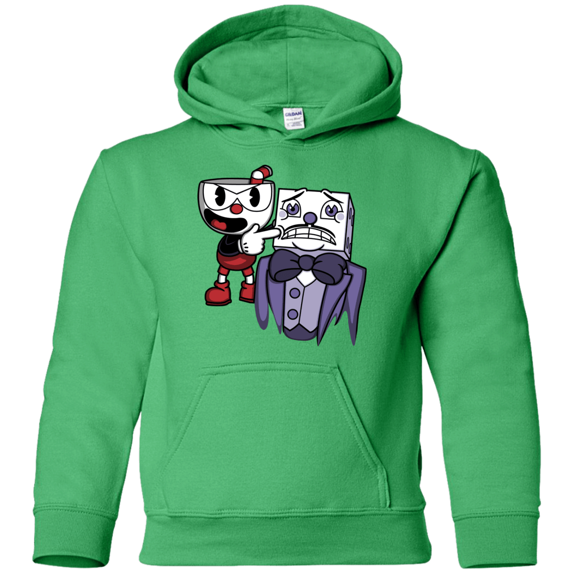 Sweatshirts Irish Green / YS Dangerous Finger Youth Hoodie