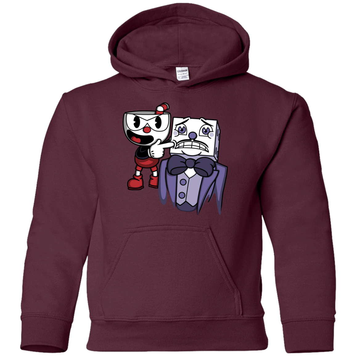 Sweatshirts Maroon / YS Dangerous Finger Youth Hoodie