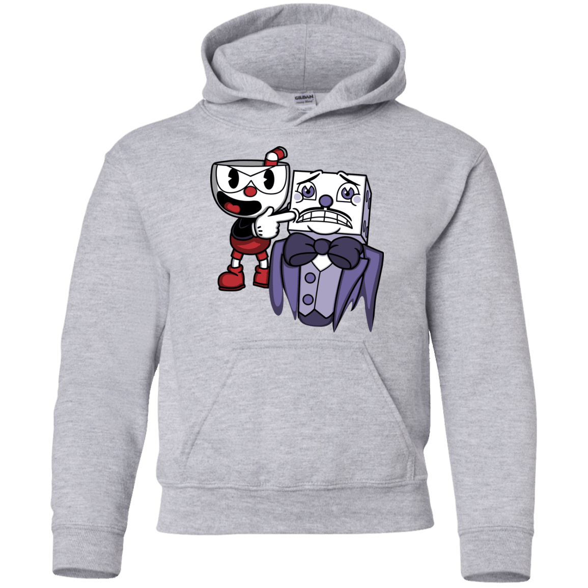 Sweatshirts Sport Grey / YS Dangerous Finger Youth Hoodie