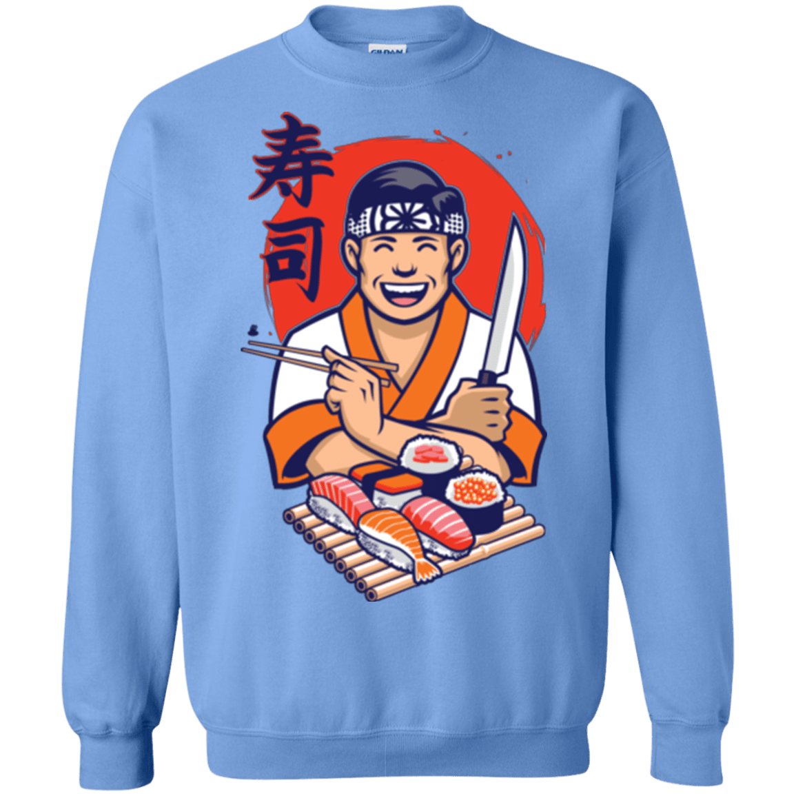 Sweatshirts Carolina Blue / S DANIEL SAN SUSHI Crewneck Sweatshirt