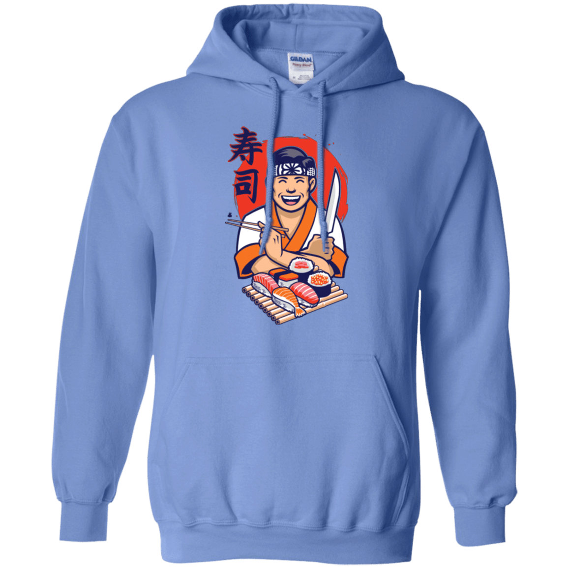 Sweatshirts Carolina Blue / S DANIEL SAN SUSHI Pullover Hoodie