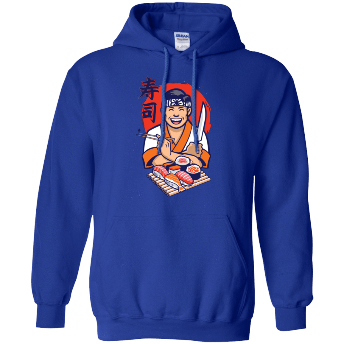 Sweatshirts Royal / S DANIEL SAN SUSHI Pullover Hoodie