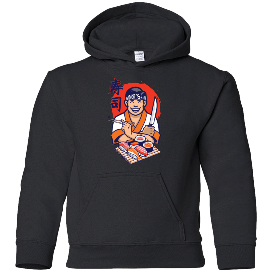 Sweatshirts Black / YS DANIEL SAN SUSHI Youth Hoodie