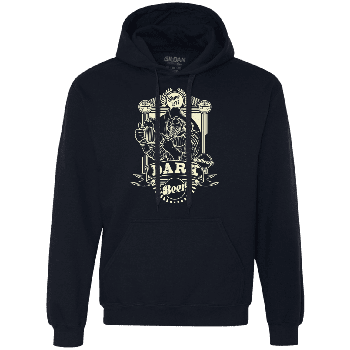 Sweatshirts Navy / S Dark Beer Premium Fleece Hoodie