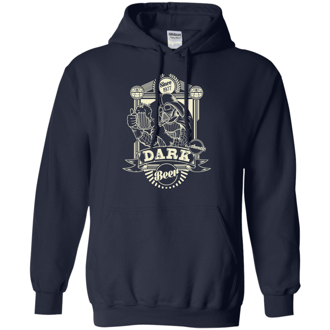 Sweatshirts Navy / S Dark Beer Pullover Hoodie
