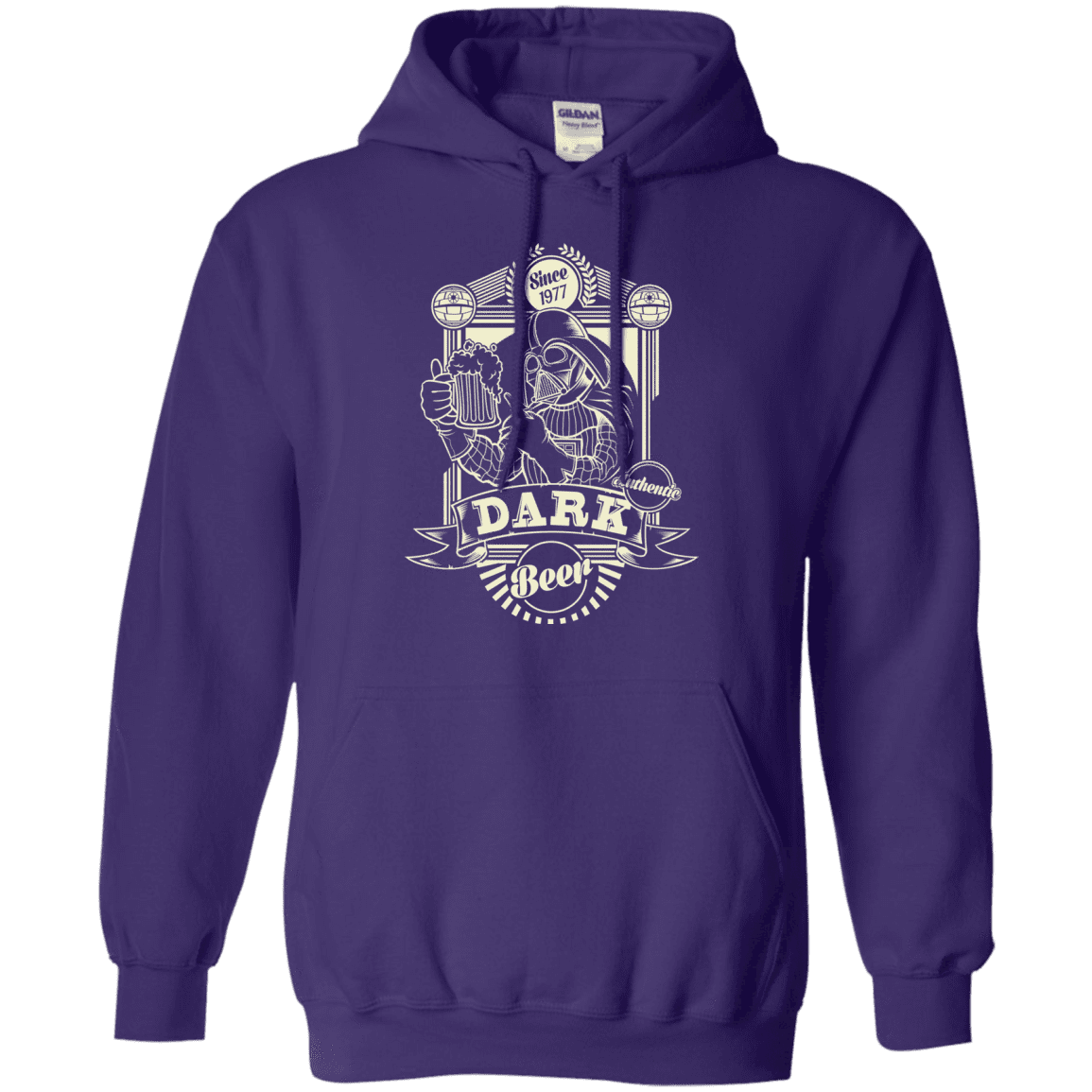 Sweatshirts Purple / S Dark Beer Pullover Hoodie