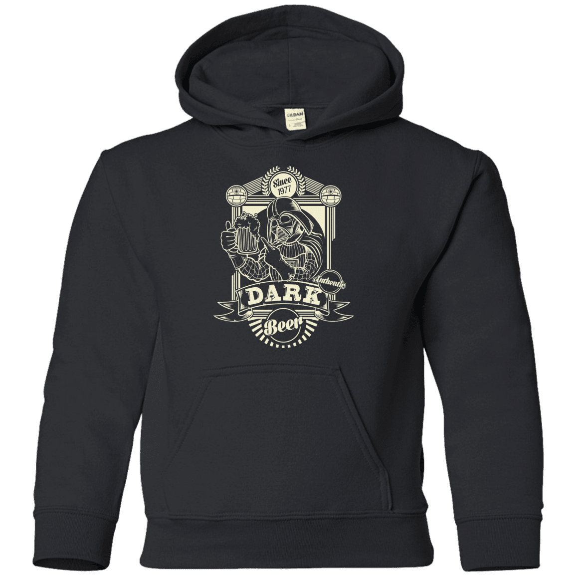 Sweatshirts Black / YS Dark Beer Youth Hoodie