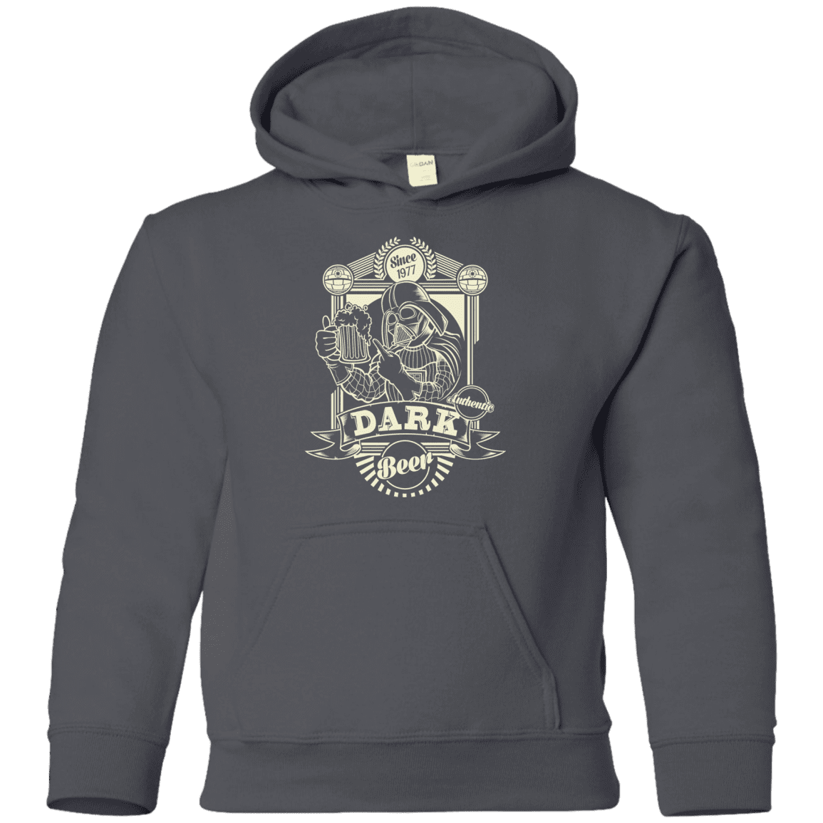Sweatshirts Charcoal / YS Dark Beer Youth Hoodie