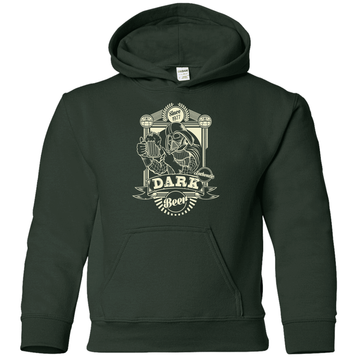Sweatshirts Forest Green / YS Dark Beer Youth Hoodie
