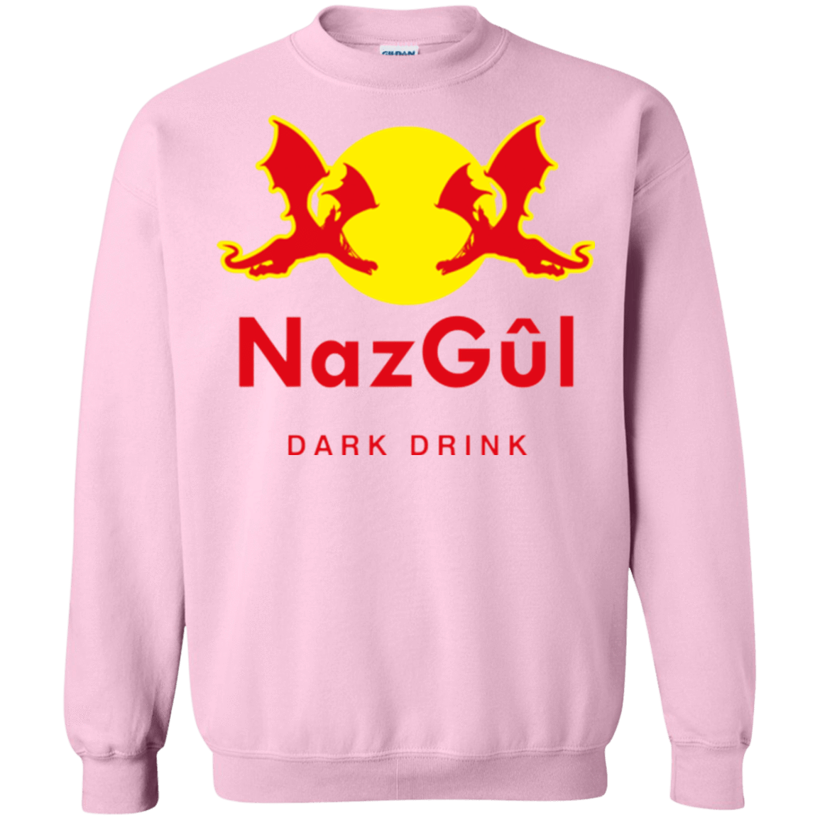 Sweatshirts Light Pink / Small Dark drink Crewneck Sweatshirt